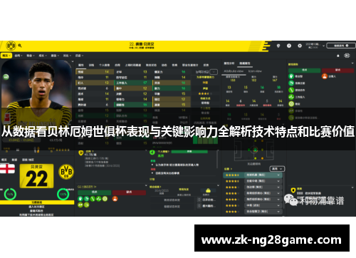 从数据看贝林厄姆世俱杯表现与关键影响力全解析技术特点和比赛价值 从数据看贝林厄姆世俱杯表现与关键影响力全解析技术特点和比赛价值